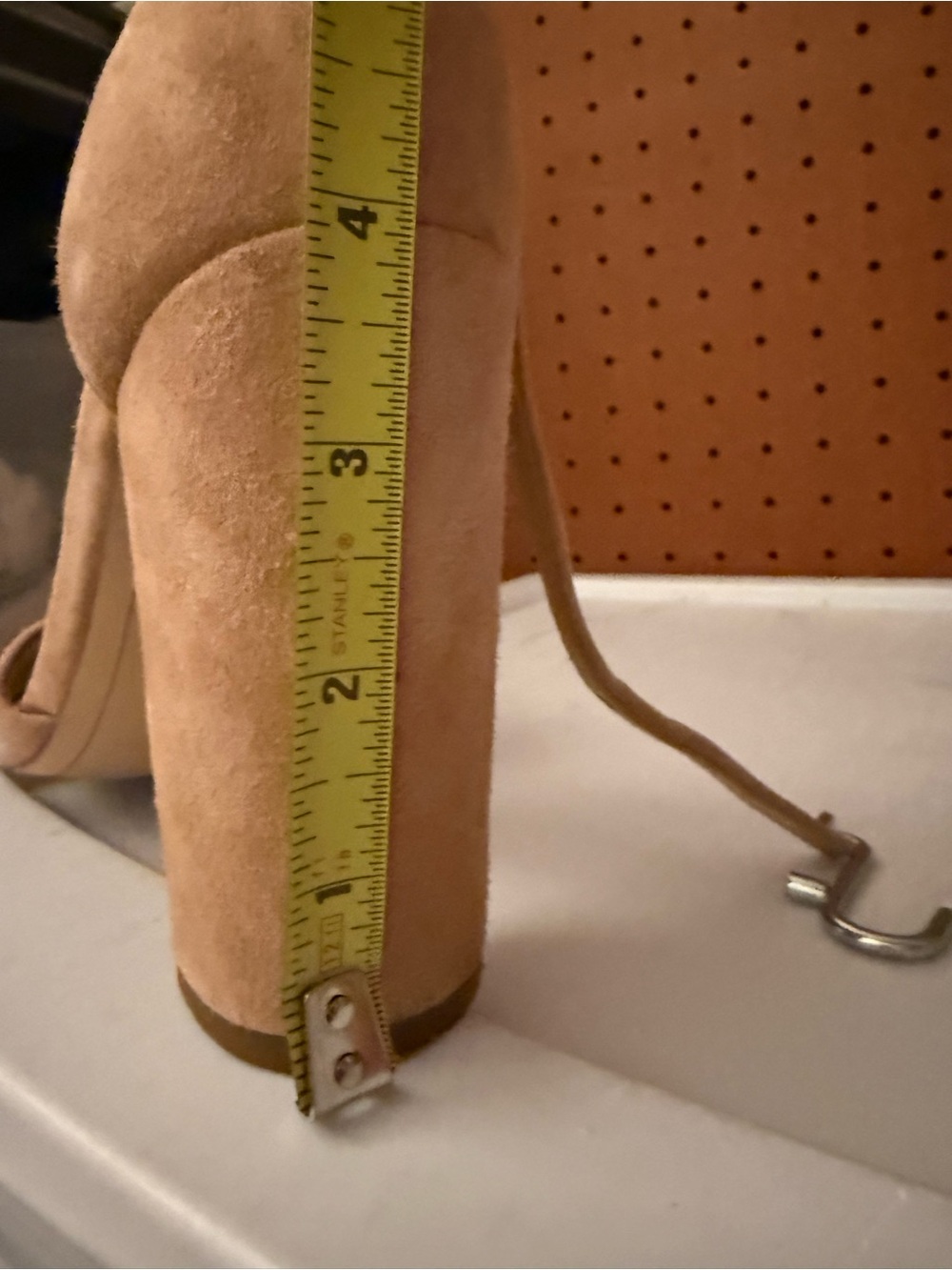 Sam Edelman Tan Suede Strappy Block Heel Sandals - Picture 5 of 5